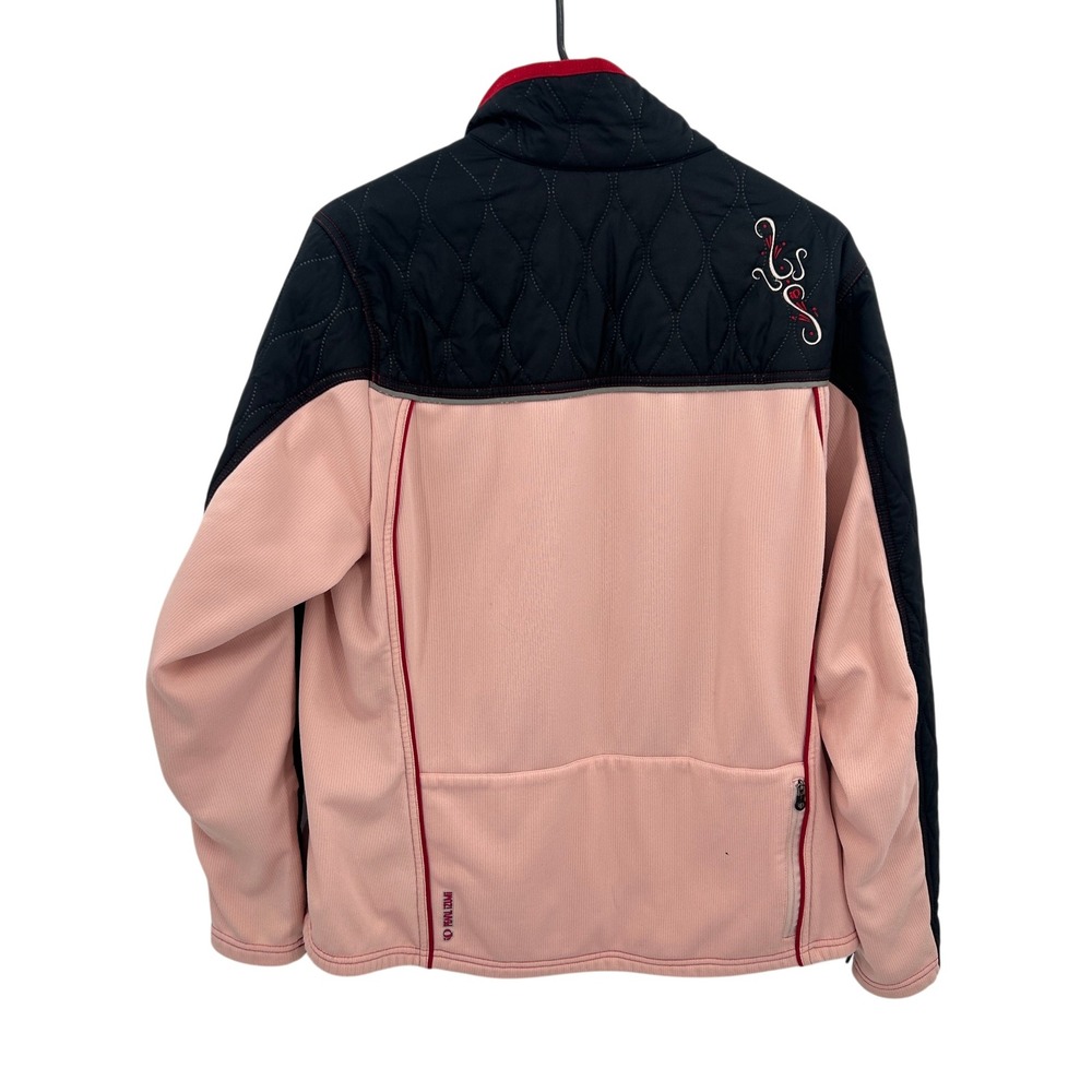 Pearl Izumi Quilted Cycling Jacket XL Black Pink Gorpcore Sporty Bike Wear - Picture 10 of 13